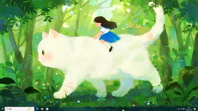 少女与猫 森林奇遇