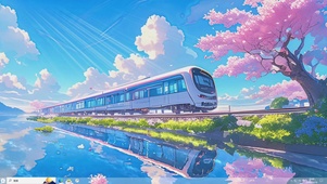 樱花列车-桌面主题
