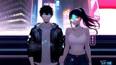 赛博朋克情侣已有老公（老婆）