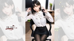 性感短裙衬衫Ai美女