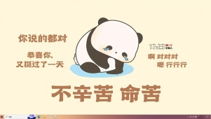 不辛苦但命苦
