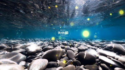 清澈水流下の解压