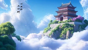 山巅宫殿
