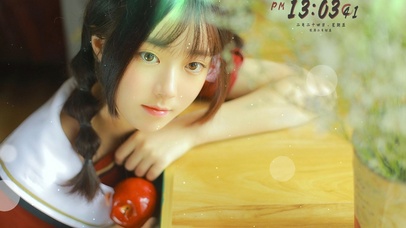 清纯可爱双马尾美女