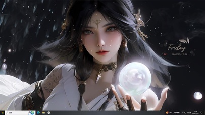 唯美国风气质美女