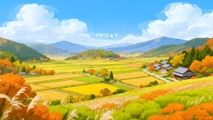 秋天的田野