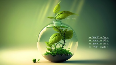 绿色希望（治愈护眼）