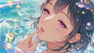 许愿泉·水畔の少女