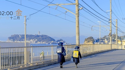 海岛桥上的风景