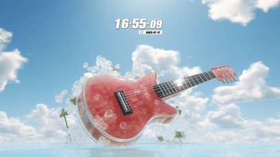 夏日清凉西瓜吉他