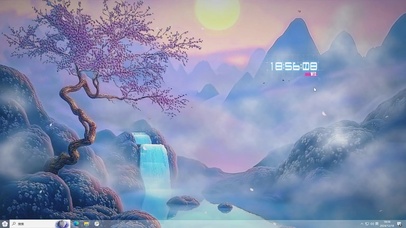 山水插画-桌面主题