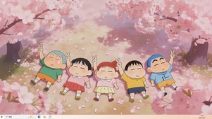 樱花树下小伙伴