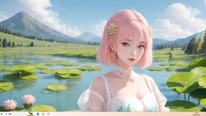 短发清纯女孩