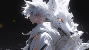 少年与狼