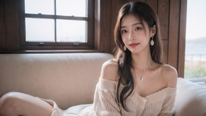 清纯甜美的美女