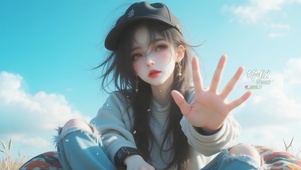阳光可爱女孩