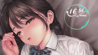 唯美半梦半醒的美少女