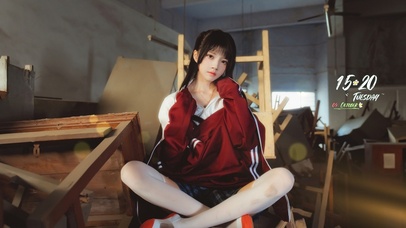 荒废房间的JK少女