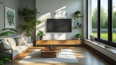 点开无字·摸鱼·绿植客厅