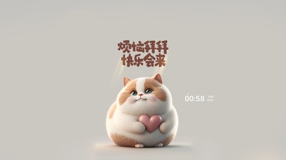 可爱猫咪 励志语录