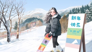 新年一场雪
