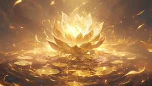 4K 金莲绽放
