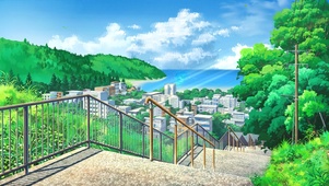 4K唯美治愈日系海滨城市