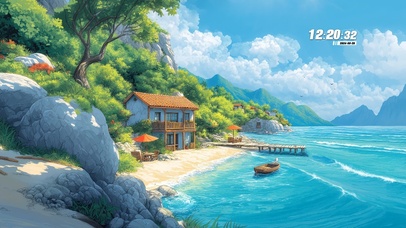 海岸小屋
