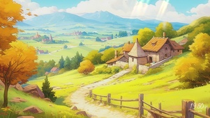 金色秋景