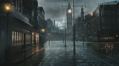 雾都伦敦的阴雨天