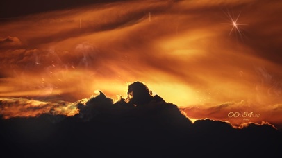 4K 7K 火烧云世界末日云海