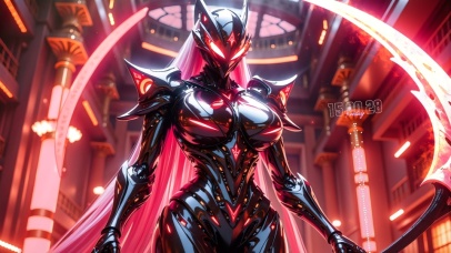 炫酷红黑机甲