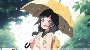 雨中相遇