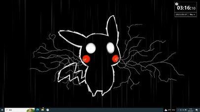 黑白  皮卡丘 2k