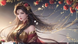 4k红衣高冷红玫瑰女帝