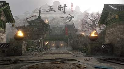 战火纷飞的古城