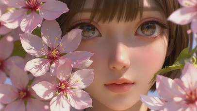 樱色花笺里的春日凝眸