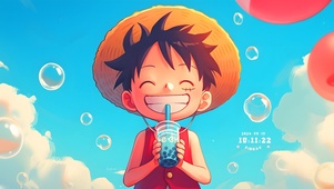夏季可爱路飞