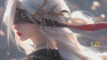 【4k】蒙眼少女，古风（禁转）