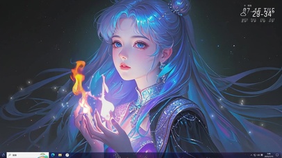 美艳少女顶级圣灵魔法师