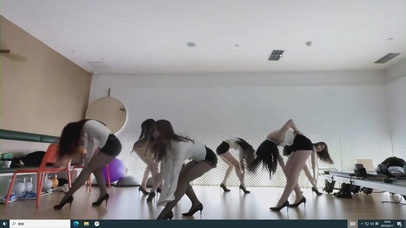 性感职业装大长腿 美女热舞