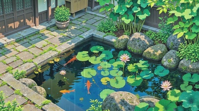 治愈庭院（下雨篇）