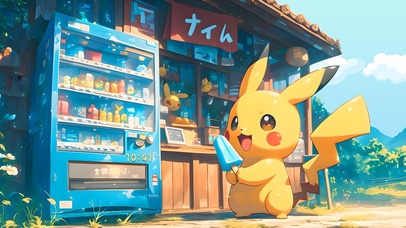 夏日便利店皮卡丘