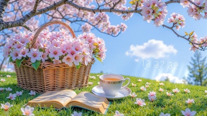 繁花盈篮静享时光