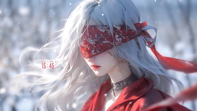 4K唯美古风武侠少女