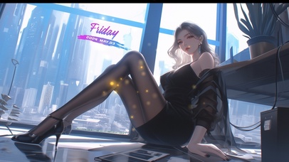 坐在地板上的女孩