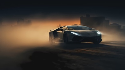 【4K】唯美互动，护眼兰博基尼