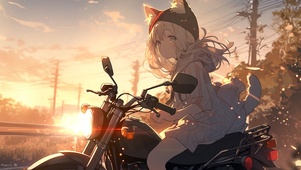 萝莉和机车