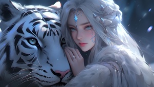 白虎守护少女
