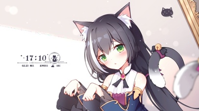 4K可爱の猫耳美少女